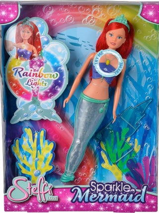 Steffi Love Poupée mannequin Sparkle Mermaid 39 cm Sirène scintillante