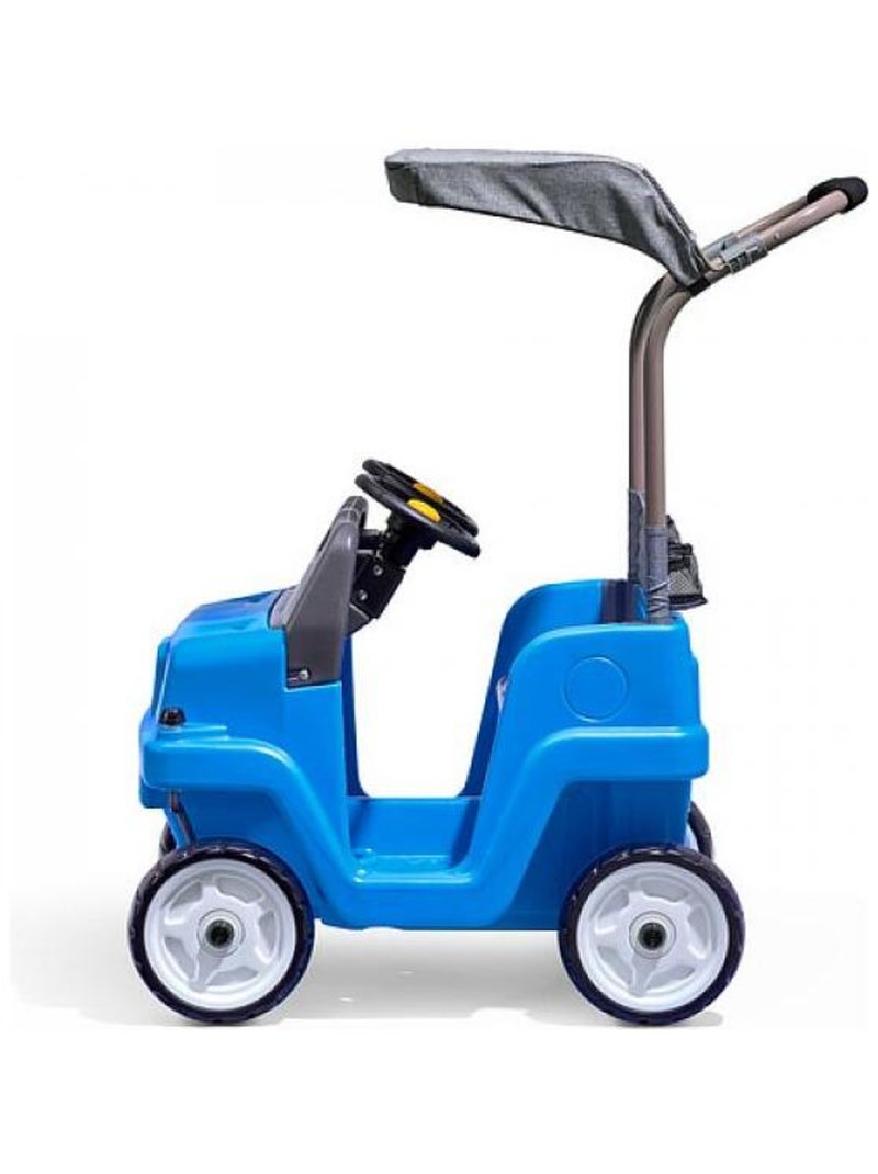 'Step2' Chariot SideBySide Push Around SUV Bleu - Kiabi
