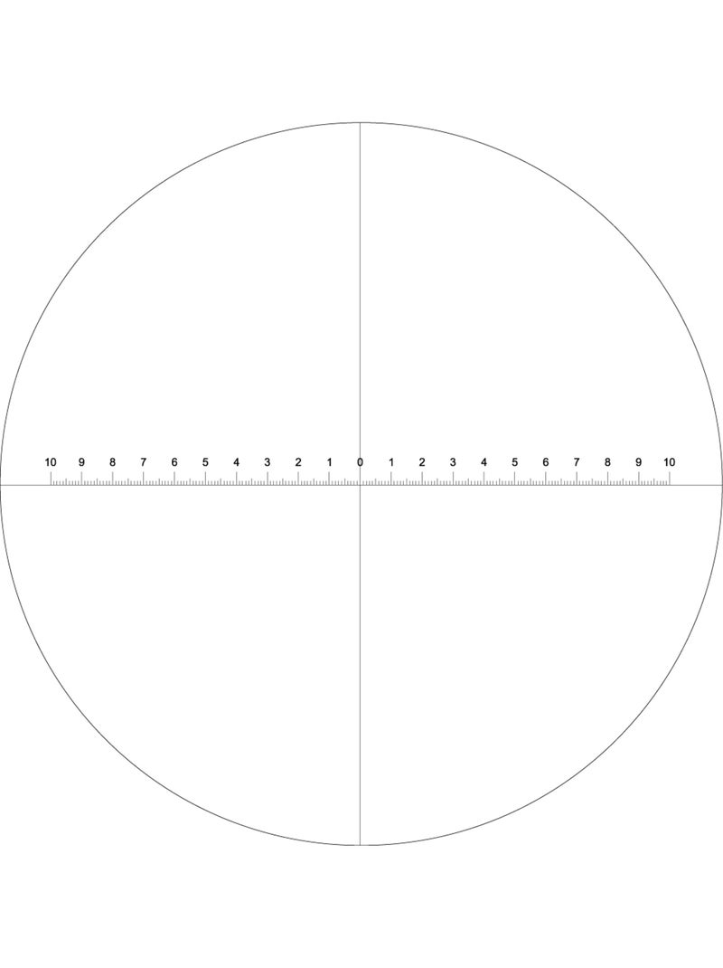 Stéréomicroscope 'magus' css1 calibration slide for s (0,1) Blanc - Kiabi