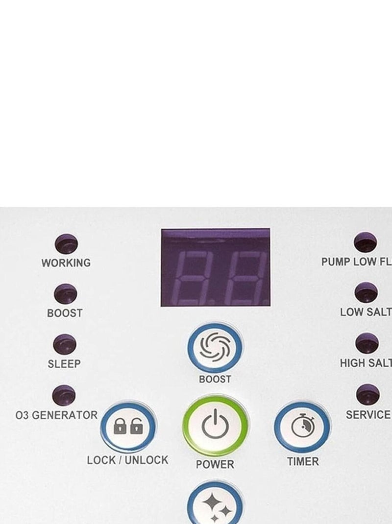 Sterilisateur au sel QS500 pour piscine Blanc - Kiabi