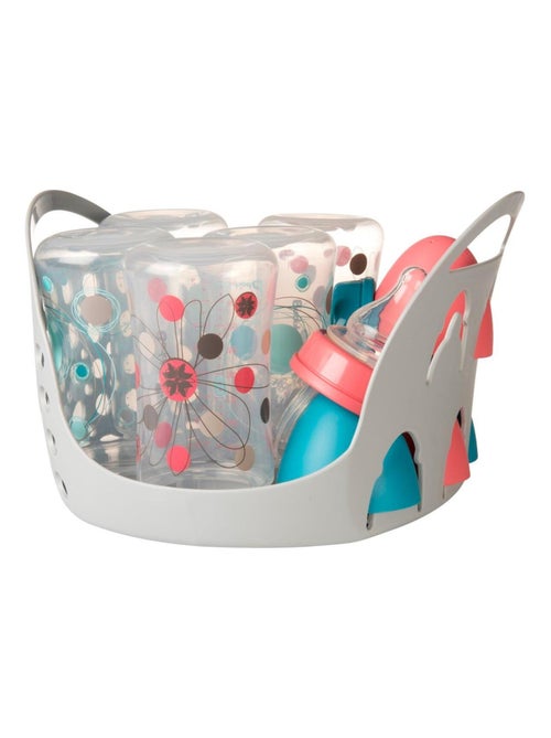 Stérilisateur micro-ondes jusqu’à 6 biberons et accessoires 'badabulle' - Kiabi