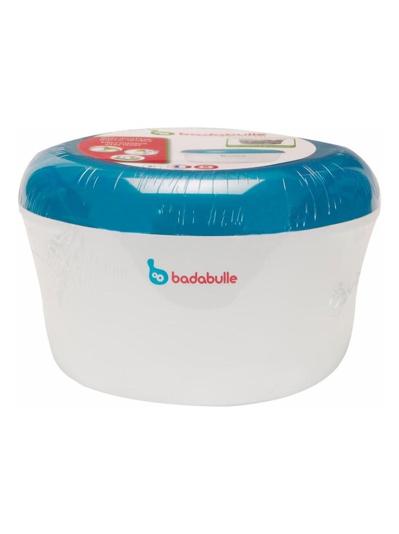 Stérilisateur micro-ondes jusqu’à 6 biberons et accessoires 'badabulle' Bleu - Kiabi
