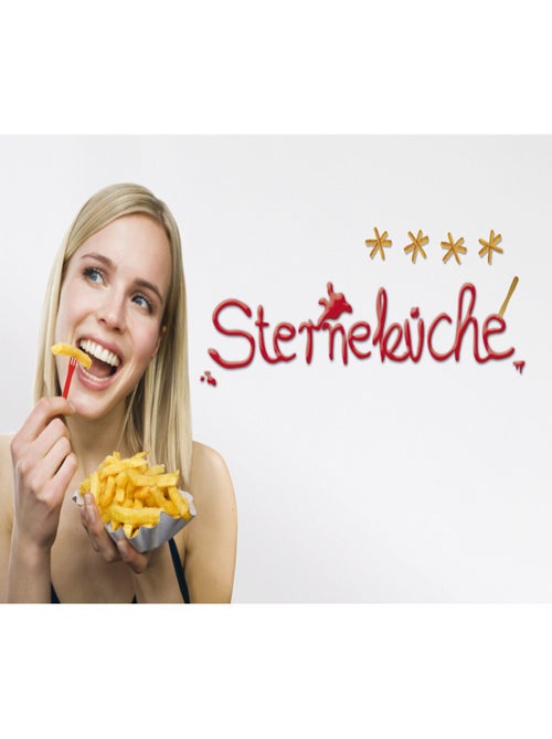 Sterneküche, Sticker murale - 50x70 cm - Kiabi