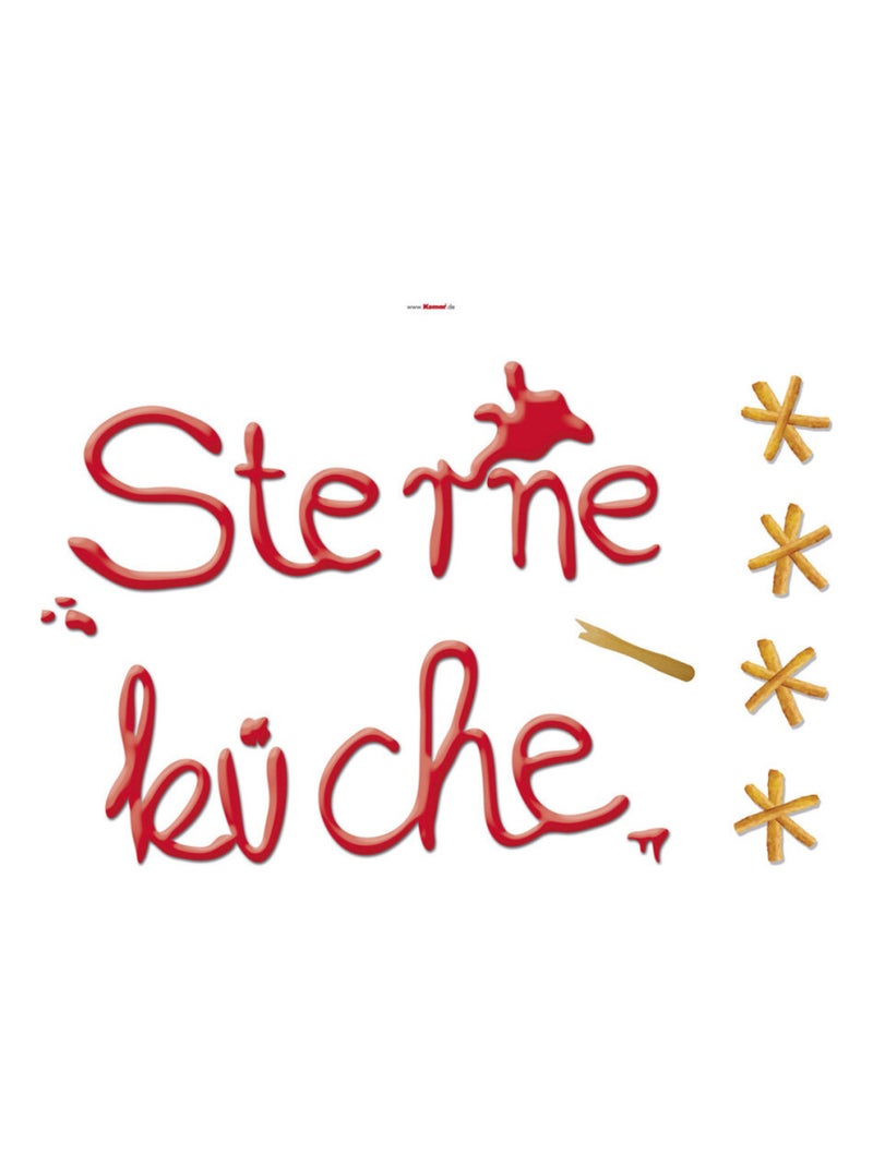 Sterneküche, Sticker murale - 50x70 cm Multicolore - Kiabi