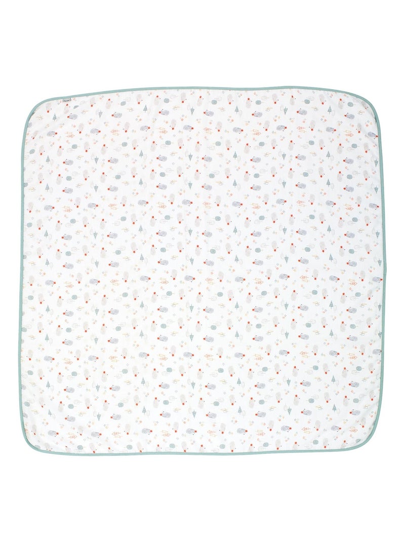 Sterntaler Couverture en mousseline pour bébé Vert forêt - Kiabi
