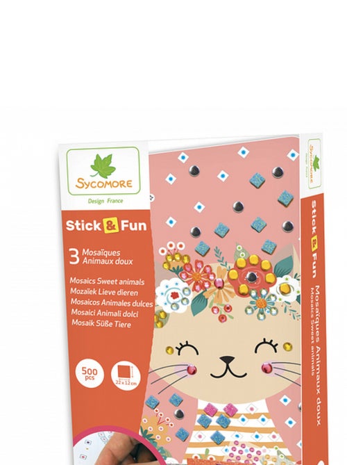 'Stick n Fun' - Mosaique animaux doux - Kiabi