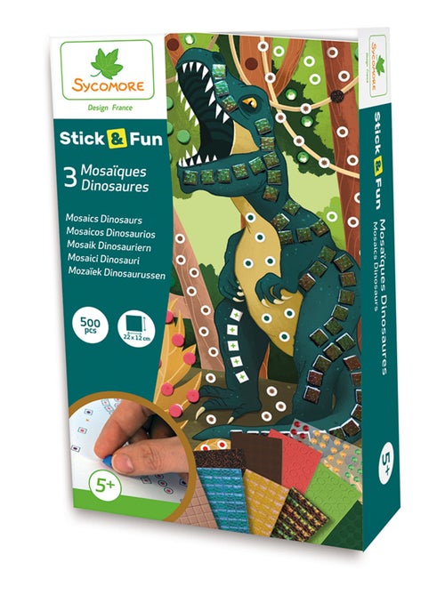 Stick n fun mini mosaiques dinosaures - Kiabi