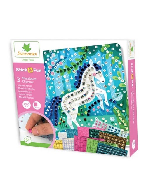 Stick n Fun PM mosaiques Chevaux - Kiabi