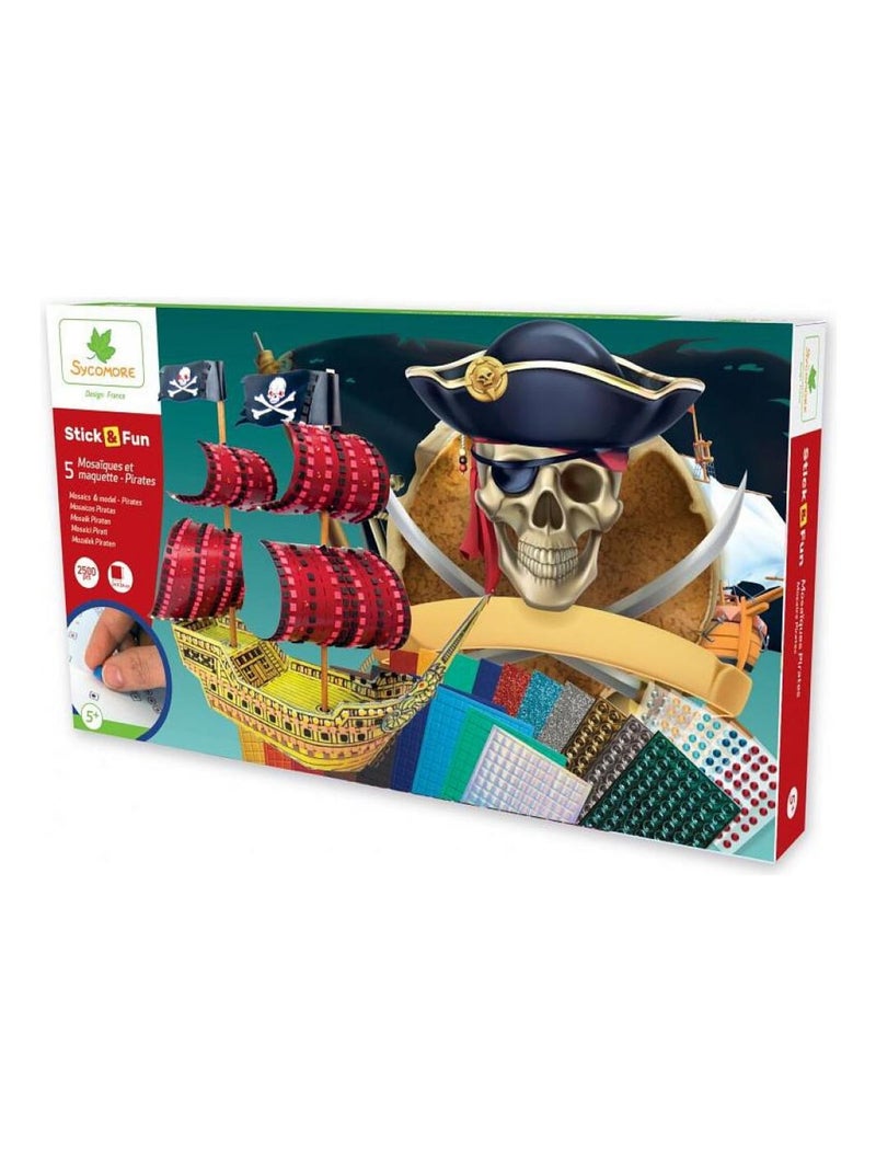 Stick n fun XXL mosaiques pirates N/A - Kiabi