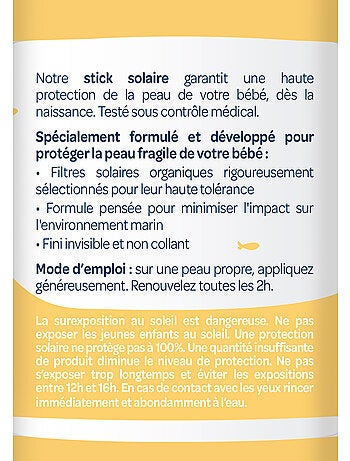 Stick solaire biolane