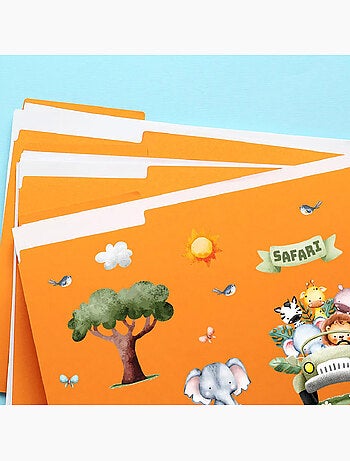 Sticker - animaux du safari - 14x20 cm