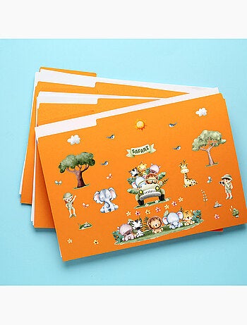 Sticker - animaux du safari - 14x20 cm