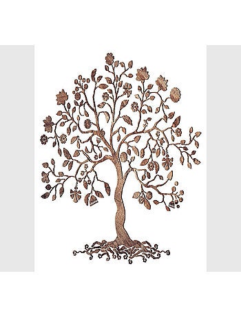 Sticker - Arbre marron - 1 planche 30x30cm
