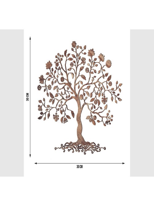 Sticker - Arbre marron - 1 planche 30x30cm - Kiabi