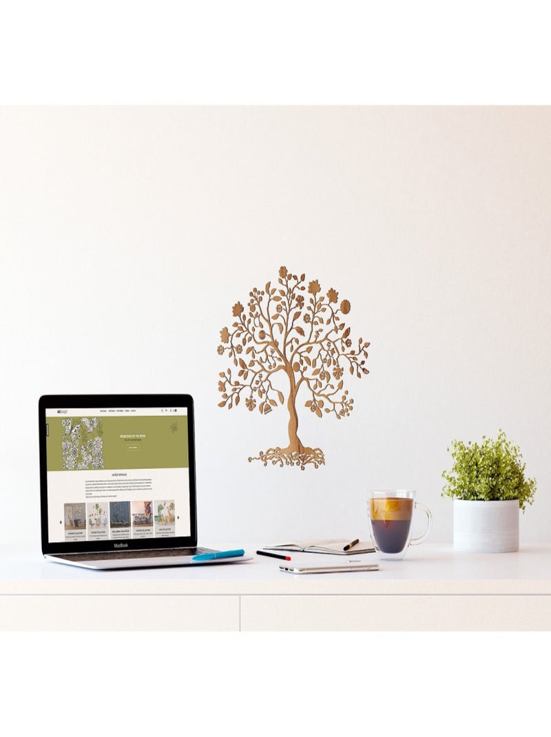 Sticker - Arbre marron - 1 planche 30x30cm Multicolore - Kiabi