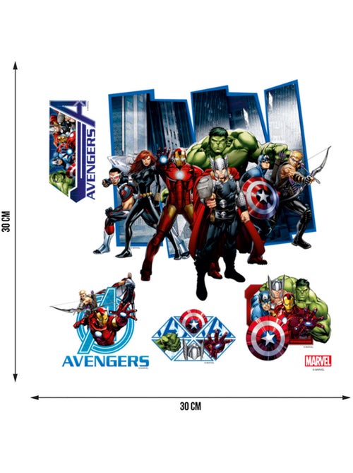 Sticker - avengers marvel - 30x30 cm - Kiabi