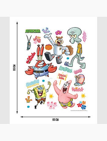 Sticker - bob l'éponge bikini bottom - 65x85 cm