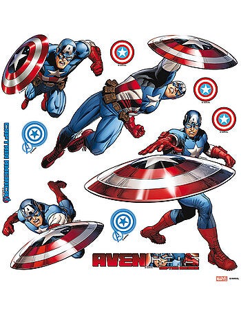 Sticker - captain america marvel - 30x30 cm