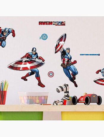 Sticker - captain america marvel - 30x30 cm