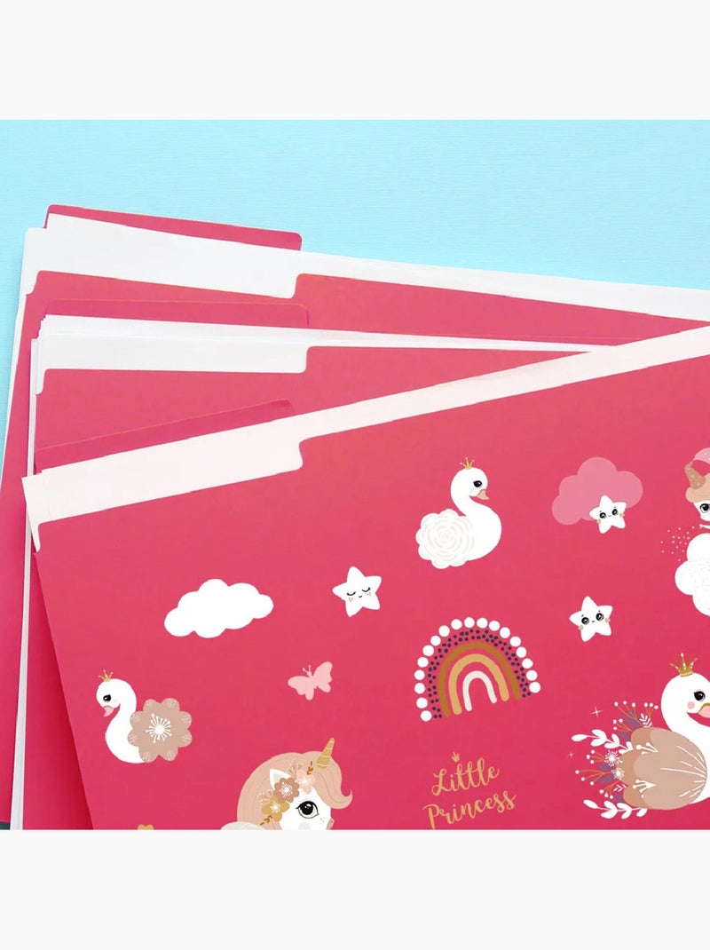 Sticker - cygnes mignons - 14x20 cm Multicolore - Kiabi