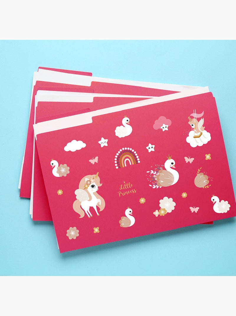 Sticker - cygnes mignons - 14x20 cm Multicolore - Kiabi
