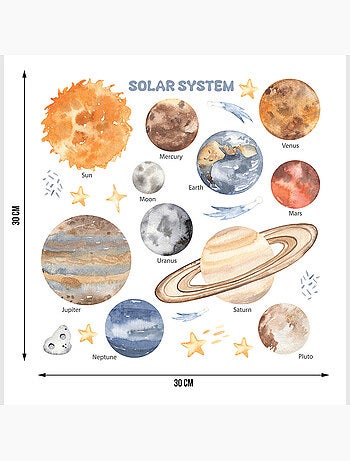 Sticker - espace - 30x30 cm