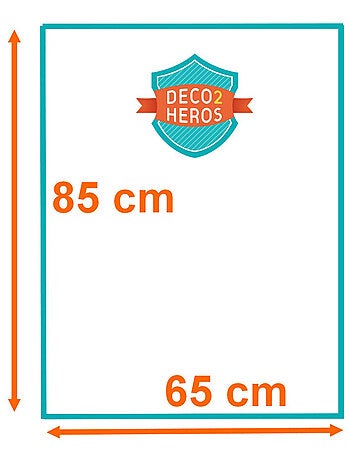 Sticker - Harry Potter Quidditch 3 personnages - 1 planche 65 x 85 cm