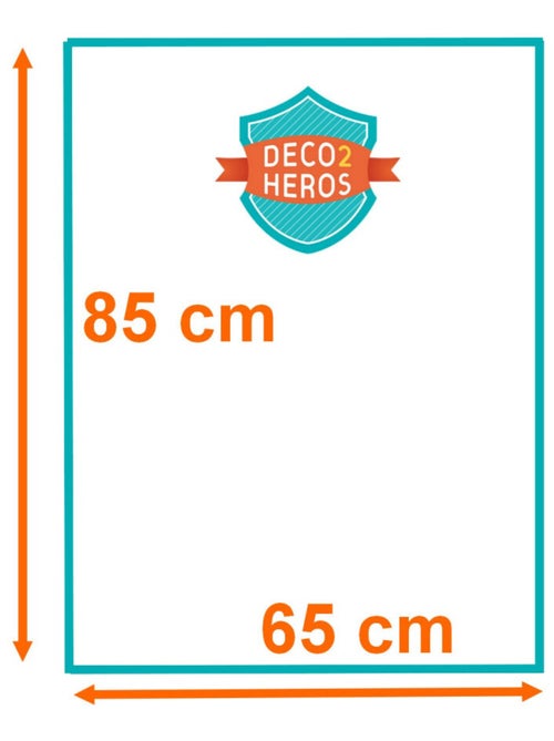 Sticker - Harry Potter Quidditch 3 personnages - 1 planche 65 x 85 cm - Kiabi