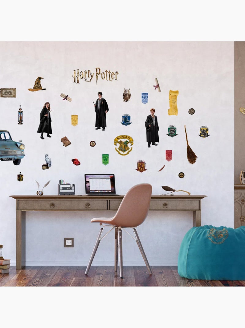 Sticker - harry potter trio de magiciens - 65x85 cm Multicolore - Kiabi