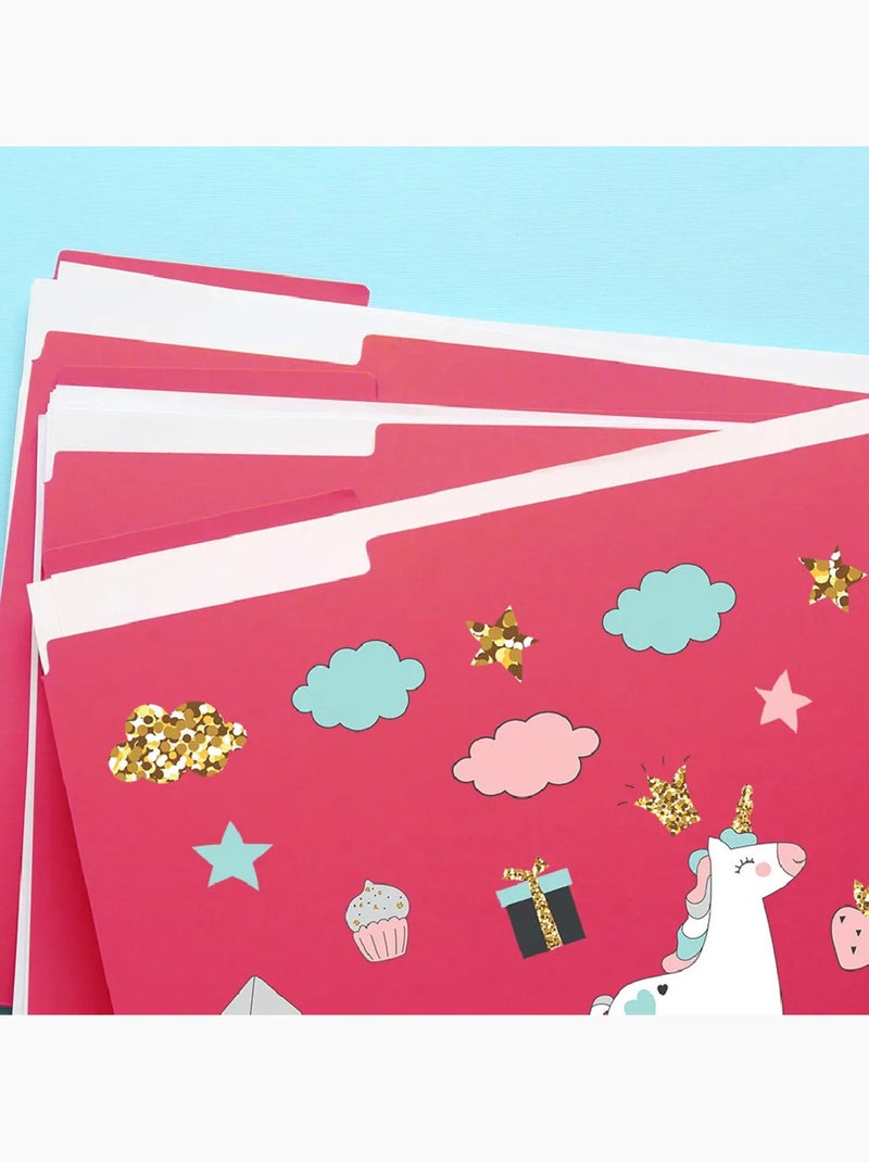 Sticker - licorne magique - 14x20 cm Multicolore - Kiabi