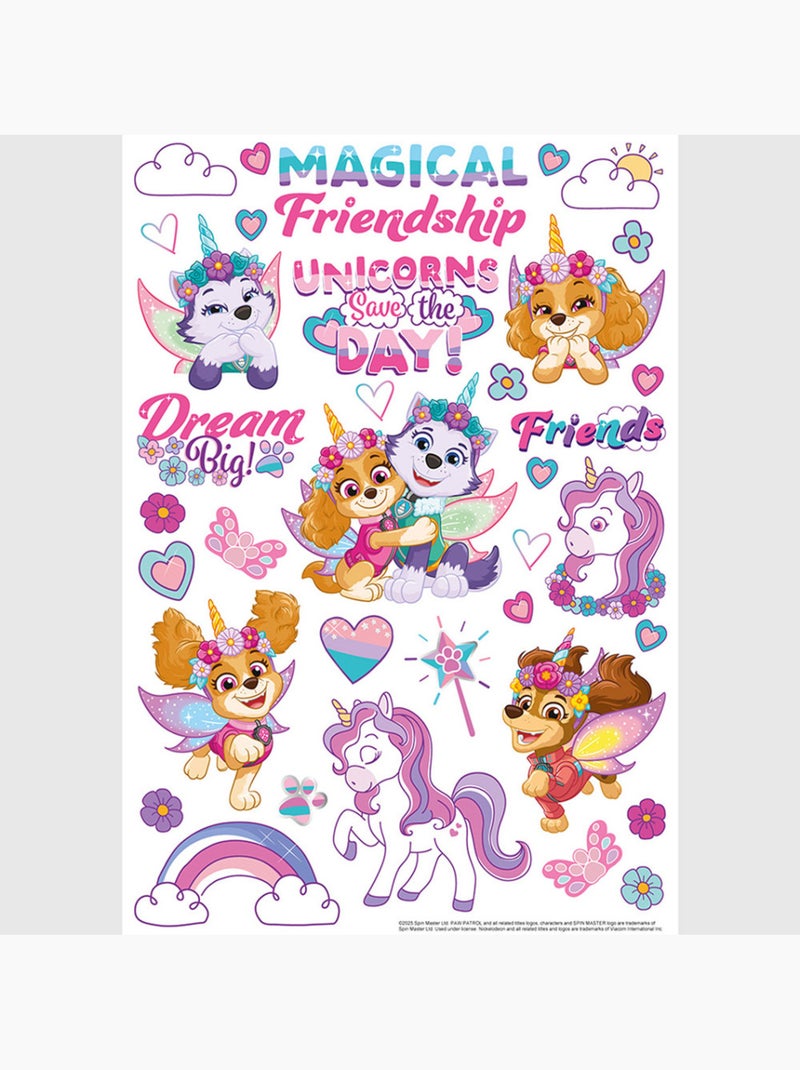 Sticker - licorne pat' patrouille - 42,5x65 cm Multicolore - Kiabi