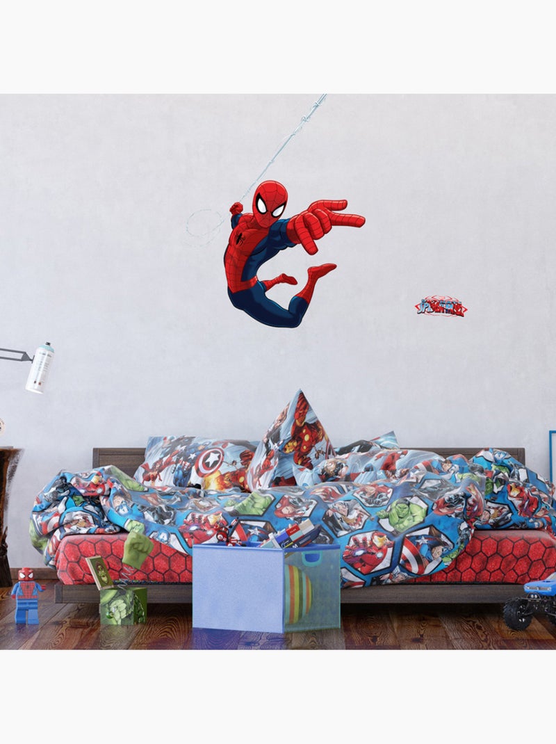 Sticker - marvel spider-man - 65x85 cm Multicolore - Kiabi
