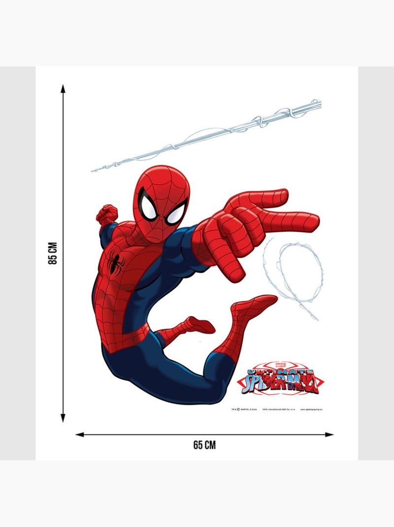 Sticker - marvel spider-man - 65x85 cm Multicolore - Kiabi