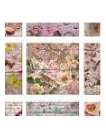 Sticker - Papiers Anciens Motifs Vintage - 1 planche 65 x 85 cm