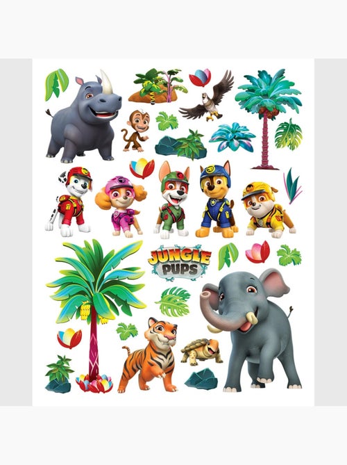 Sticker - pat' patrouille : la jungle - 14x20 cm - Kiabi