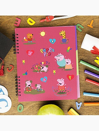 Sticker - peppa pig : l'heure du bonheur - 14x20 cm