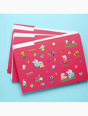 Sticker - peppa pig : l'heure du bonheur - 14x20 cm