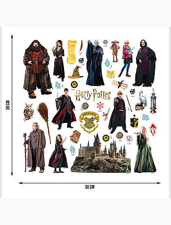 Sticker - poudlard magique harry potter - 30x30 cm