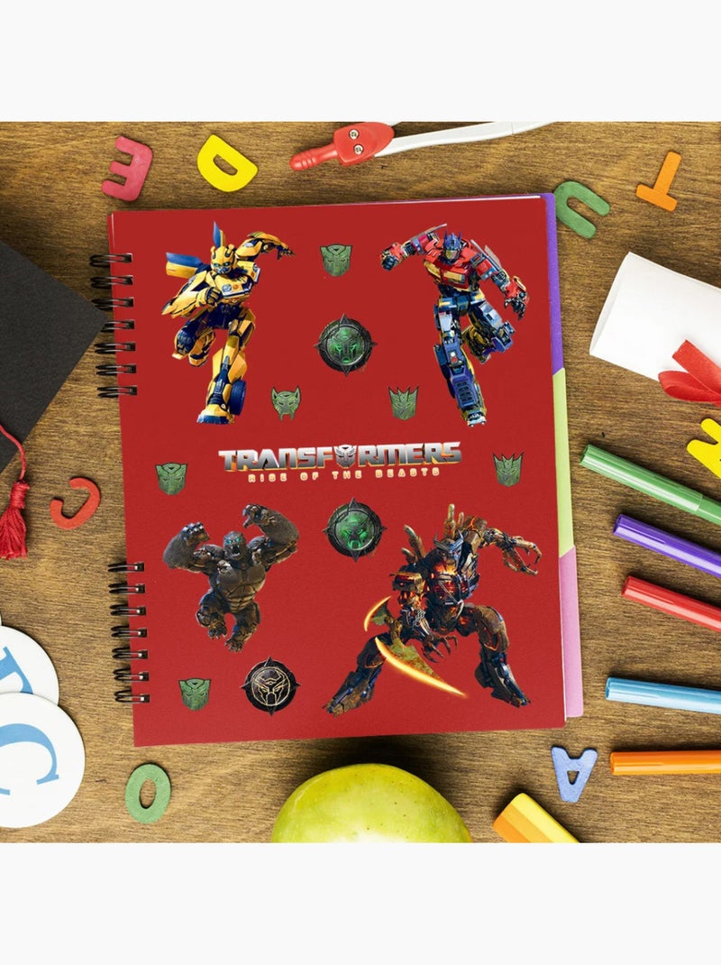Sticker - transformers prêts au combat - 14x20 cm Multicolore - Kiabi