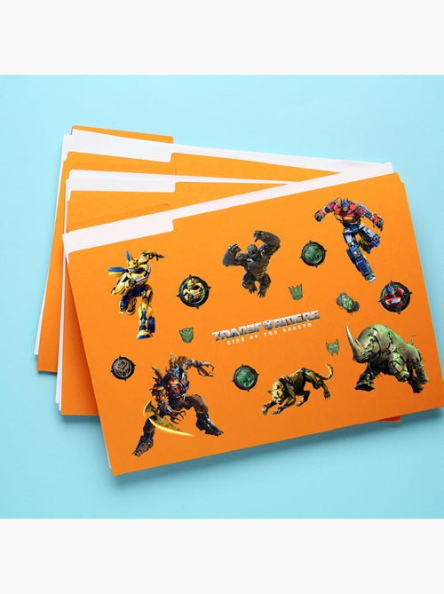 Sticker - transformers prêts au combat - 14x20 cm - Kiabi