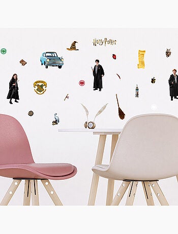 Sticker - trio de magiciens harry potter - 30x30 cm