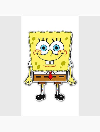 Sticker 3d - bob l'éponge - 14x20 cm