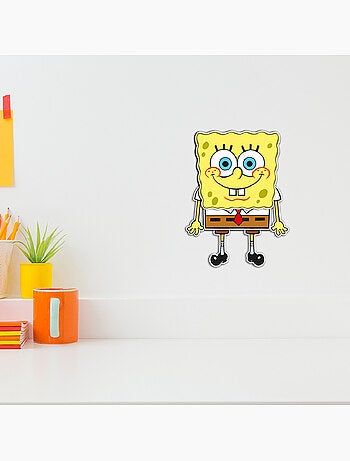 Sticker 3d - bob l'éponge - 14x20 cm