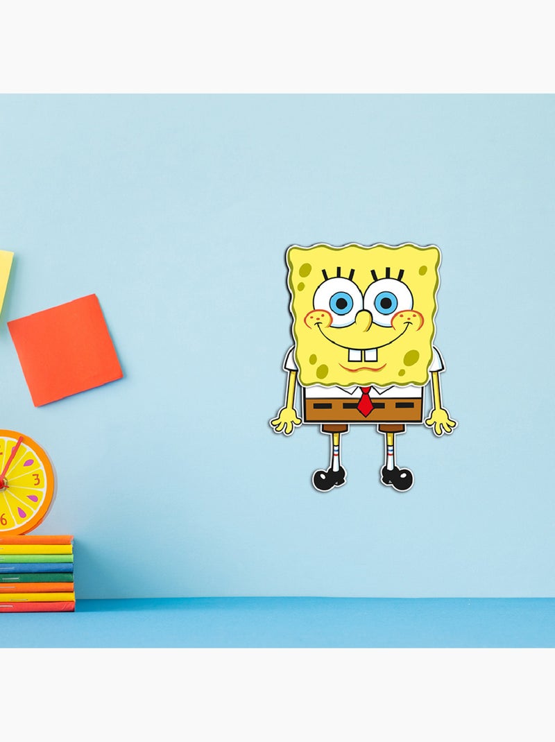 Sticker 3d - bob l'éponge - 14x20 cm Multicolore - Kiabi