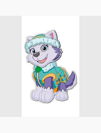 Sticker 3d - pat'patrouille everest - 14x20 cm
