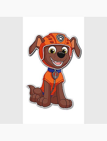 Sticker 3d - pat'patrouille zuma - 14x20 cm