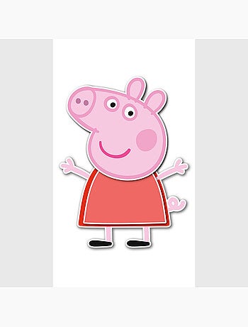 Sticker 3d - peppa pig - 14x20 cm