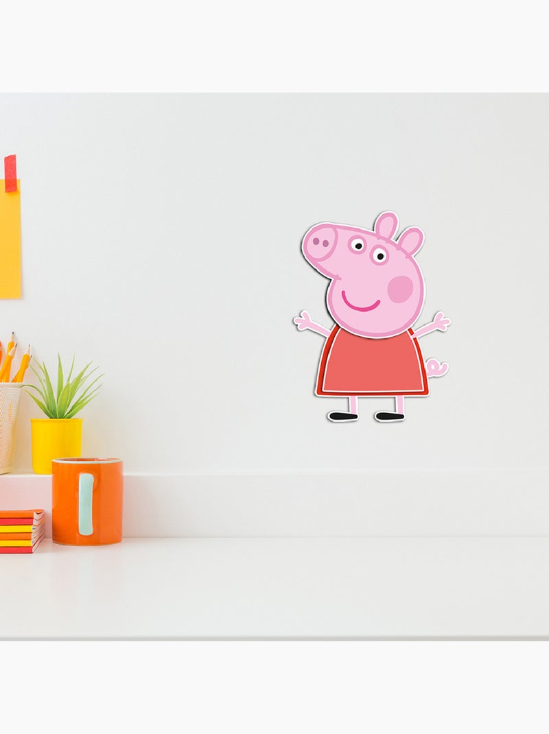 Sticker 3d - peppa pig - 14x20 cm Multicolore - Kiabi