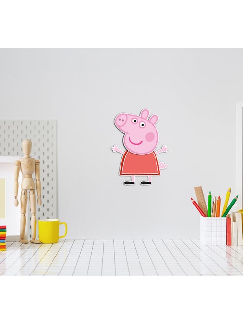 Sticker 3d - peppa pig - 14x20 cm - Kiabi