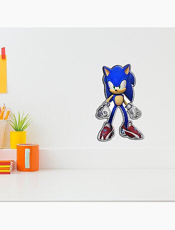 Sticker 3d - sonic - 14x20 cm